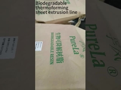 Biyodegradable termoforming plaka ekstrüzyon makinesi