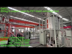Yüksek üretim kapasiteli PET termoform levha ekstrüzyon hattı