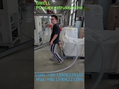 GWELL PC plaka ekstrüzyon hattı, özel kaba yüzeyli