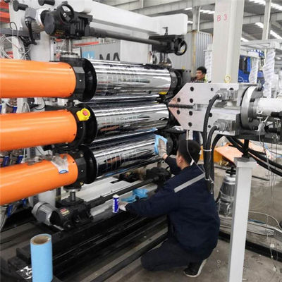 PVC Şeffaf Perde Üretim Hattı Yumuşak PVC Levha Ekstrüzyon Makinesi