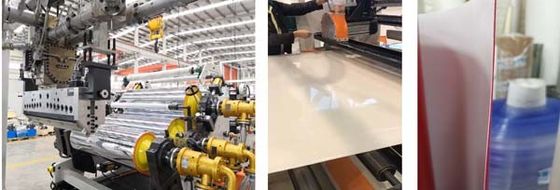 PS Beş Katmanlı Levha Ekstrüzyon Hattı EVOH Yüksek Bariyerli Levha Makinesi Yoğurt Kabı Yapımı
