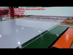 GWELL ekstrüzyon hattından çok fazla şeffaflık ve düzlük PC / PMMA levhası