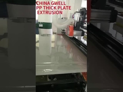3-8mm kalınlığında PP plaka ekstrüzyon makinesi