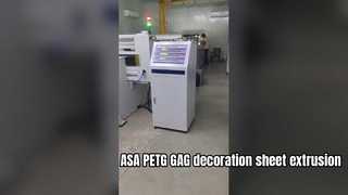 ASA/GAG dekorasyon levhası ortak ekstrüzyon hattı