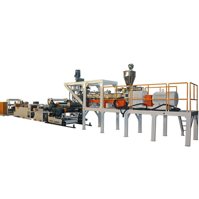 satın al Kompozit plastik TPU dökme film ekstrüzyon hattı tek vida 500kg/H online manufacture