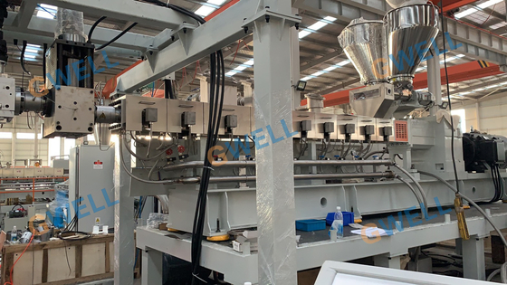 satın al Plastik Pet Levha Ekstruder PP Kırtasiye Levha Ekstrüzyon Yapma Makinesi Sac Rulo Ekstruder online manufacture