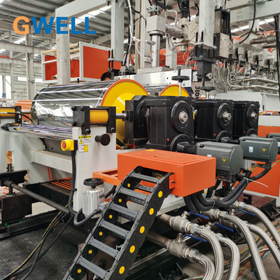 satın al 300-1200 kg/saat Çift Vidalı Ekstrüder PET Ambalaj Levha Ekstrüzyon Hattı Özelleştirilmiş Kapasite Kristalleşme Makinesi Yok online manufacture