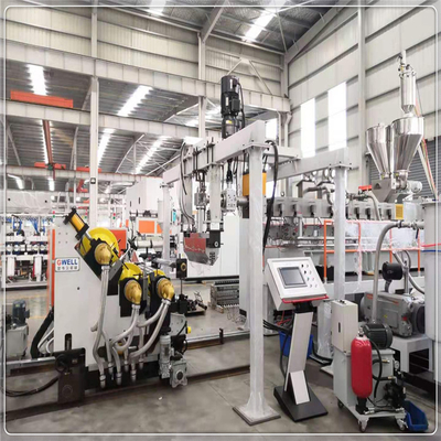 satın al PC/PMMA/GPPS yaprak ekstrüzyon hattı Plastik yaprak ekstrüder makinesi 750kg/H online manufacture