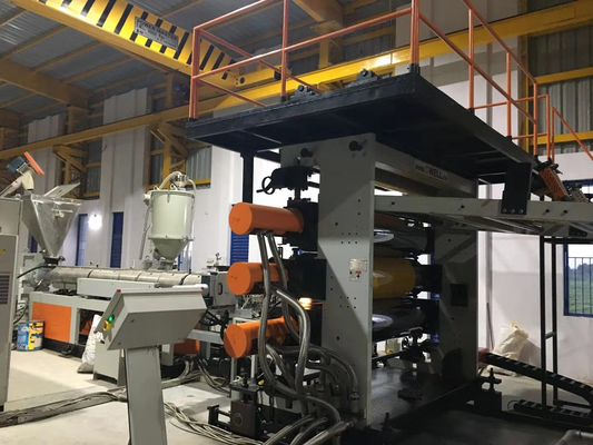satın al Sentetik Reçine Sırlı Karo PVC Çatı Levhası Ekstrüzyon Hattı ASA Co Ekstrüzyon Makinesi online manufacture
