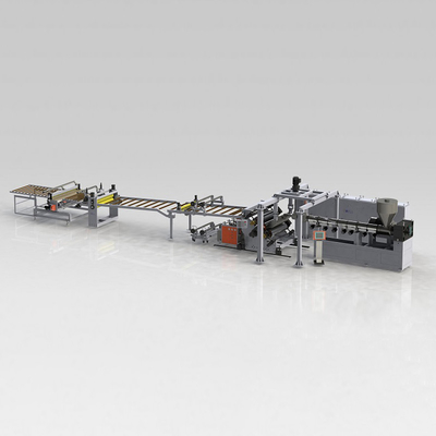 satın al ABS Plastik Levha Ekstrüzyon Makinesi Prosesi Paralel Çift Vidalı Ekstrüder / tek vidalı ekstrüder üretim hattı online manufacture