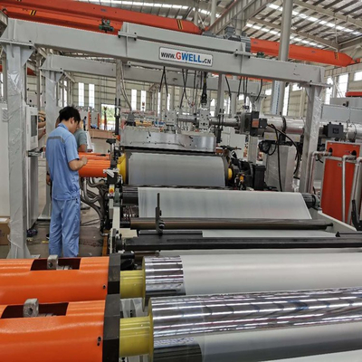 satın al GWELL Brand PP HDPE ABS Thick Board Extrusion Line for Advertising and Print Boards 1000-2000mm Width 3-50mm Thickness Heat Resistant up to 100 Degrees online manufacture