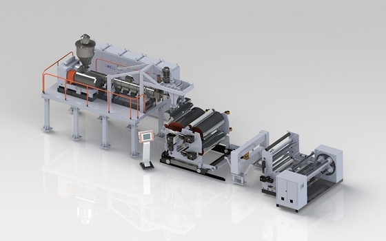 satın al 120kg/H ETFE Film Ekstrüzyon Makinesi 1000-1500mm Genişlik Tek vida Ekstrüzer online manufacture