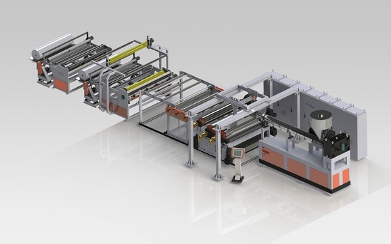 satın al PVB Bina Otomobil Camı Döküm Film Ekstrüzyon Hattı 2000 - 3500mm online manufacture