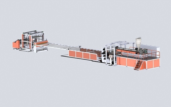 satın al PVC yumuşak levha (Kristal levha) Ekstrüzyon hattı Yüksek şeffaflık GWS90 online manufacture
