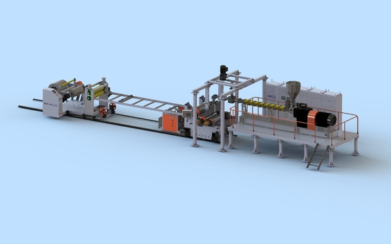 satın al 300-1200kg/h PET Termoforming Yaprak Üretim Hatı Kristalleşme Olmayan Çift vida Tasarımı Isıtma Sisteminde Yüksek Enerji Verimliliği online manufacture