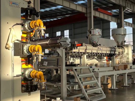 satın al Yüksek kaliteli plastik kart üretimi için tek vida tasarımı ile 1-10mm kalınlığında ABS HDPE plaka ekstrüzyon hattı online manufacture