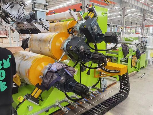 satın almak Yüksek Kapasiteli PP Yaprak Ekstrüzyon Makinesi 800-1500mm Genişliği ve 300-1000kg/h Çıktısı için 0.2-1.5mm Kalınlığı online manufacture