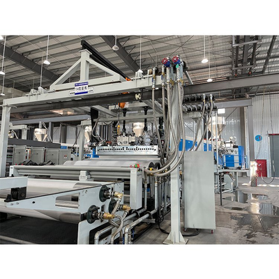 satın al 2400mm/2600mm Geniş EVA Güneş Filmi Ekstrüzyon Lini, 300-700kg/h çıkış ve 16m/s Güneş Paneli Kapsülasyonu için Maksimum Hat Hızı online manufacture