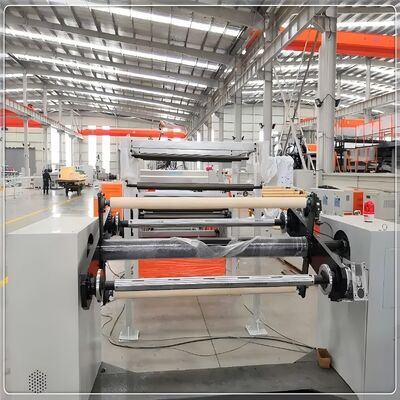 satın al PETG Dekoratif Yaprak Ekstrüzyon hattı 400kg/H çıkış kapasitesi, 1220*2440*1mm Boyut ve G-A-G Üç Katmanlı Yapı online manufacture