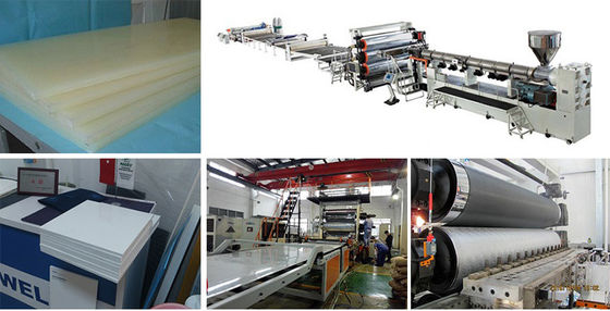 satın al PP ABS PE Hdpe Levha Ekstrüderleri Reklam Panosu Ekstrüzyon Hattı online manufacture