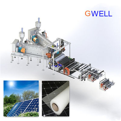 satın al EVA / POE Solar Photovoltaic Packaging Film Üretim Hattı 0.3 - 1 mm Kalınlığı online manufacture