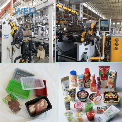satın al Gıda Ambalaj Levha Makinesi Üç Katmanlı PP PS PET Levha Ko-ekstrüzyon makinesi 800 - 1600mm Genişlik 300-1500kg/saat kapasite online manufacture